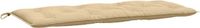 vidaXL Coussin de banc de jardin 120x50x7 cm tissu chiné beige