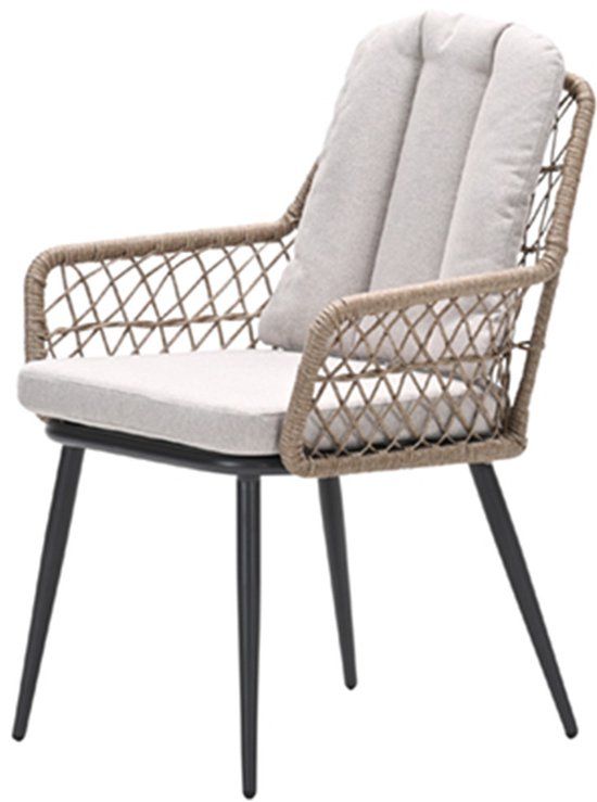 Garden Impressions Kalibo lounge dining stoel - donker grijs