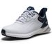 FootJoy Chaussures de golf pour hommes Pro, sans crampons, blanc/bleu/rouge