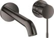 Grohe Essence Wastafelmengkraan, Wandmontage, 2-Gats, Maat M, Donkergrijs, 110mm Afstand