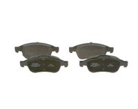 Bosch BP2000 Remblokken vooras ECE-R90 certificering, 1 set met 4 vellen