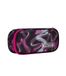 Seven Pennenetui Round Plus, Zwart/Roze