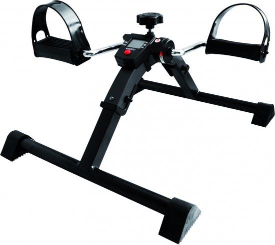 Fietstrainer met elektronisch display - Zwart - Inklapbaar
