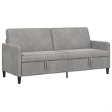 vidaXL Sofa met Opbergruimte Lichtgrijs 192 x 78 x 87 cm Polyester