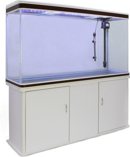 Aquarium & Meubel set 300L - 120x70x39 cm - Wit