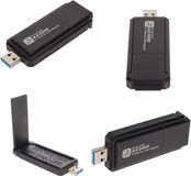 DrPhone NetConnect AX3000M – WiFi 6E USB 3.0 Netwerkadapter met Antenne – tot 3000 Mbps – WPA3 Beveiliging – Geschikt voor Laptop & Desktop & Windows 10/11 – Zwart