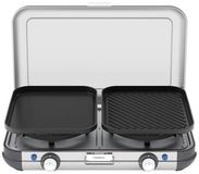 Campingaz Kitchen 2 Grill and Go CV - luxe camping kooktoestel – gas stove - grijs