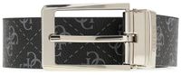 GUESS riem Milano Adjustable & Reversible Belt H35 W95 Dark Black zwart