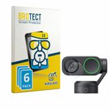 BROTECT Bedifol Screenprotector 6 Stuks voor Insta360 Link 2 (Lens) Beschermglas transparant