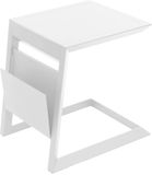 Hespéride Vierkante bijzettafel Allure Aluminium Blanc