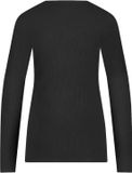 Ten Cate Thermo Long Sleeve Zwart Rib Dames Maat M