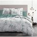 Home Linge Passion Dekbedovertrek, 3-delig, 100% katoen, 57 draden/cm², 240 x 260 cm, pompadour groen eucalyptus