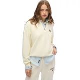 Superdry Athletic Essentials Dames Trui met Halve Rits en Kraag