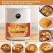 Shenzhen Haorui Industrial Technology Co., Ltd. Set d'accessoires pour friteuse à air - Marron - Papier - Lavable au lave-vaisselle