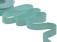 Furlanis - Italiaanse Sablé stoffen band - Tiffany-groen, 25 mm x 25 m