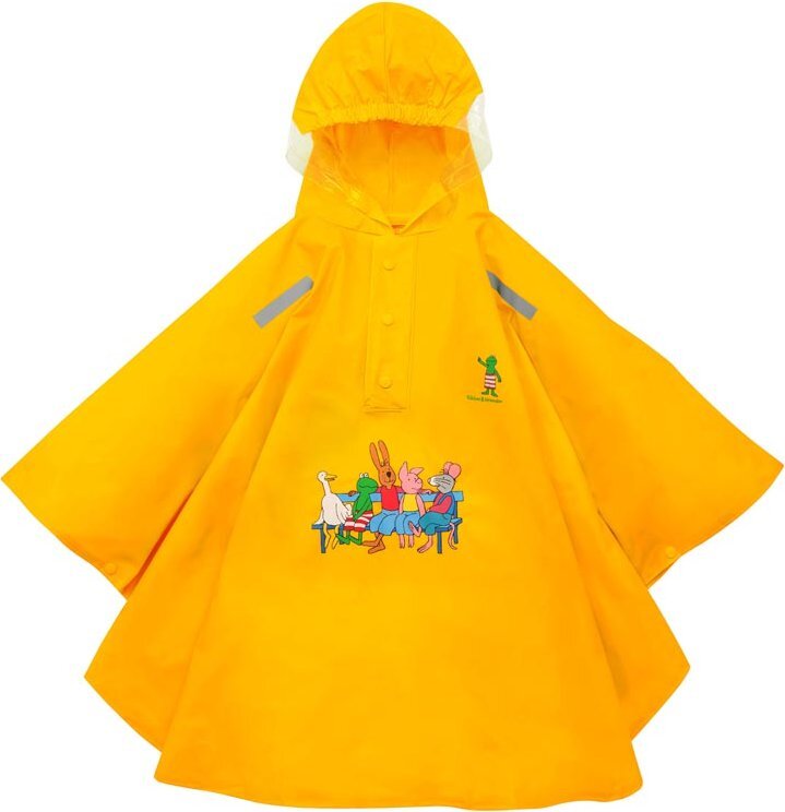 WILLEX Kinder Regenponcho Kikker en Vriendjes