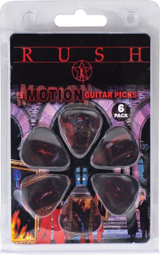 Perri's - Rush - Plectrum - Medium Motion 0.71 mm - 6-pack