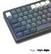 Solidchoice – Keycaps en PBT, profil bas, 143 pièces, compatible avec claviers Cherry MX