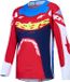 Alpinestars Supertech Dyna maillot de motocross Rouge/Blanc/Bleu 2XL