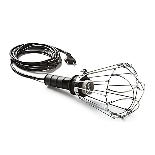 Famatel 52453 Draagbare werklamp - 100 W - 5 m kabel - E27 - Zwart/Grijs