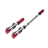 XON telescopische pomp voor volwassenen, rood, 1,70 m
