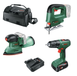 Bosch Vert Batteriekit Combipack EasyDrill 18V-40 + EasySaw 18V-70 + EasySander 18V-8 | Inclusief 1x 18V 2,5 Ah + Lader | In Tas - 0615A500AA