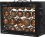 Decoris Boules de Noël mélange verre d7 cm espresso 42 pièces