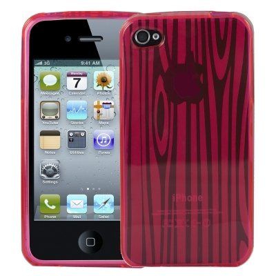Logotrans 102198 iPhone 4 Hoesje Roze Silicone Krasbestendig