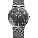 BERING herenhorloge Solar Movement - Solar Collection met roestvrij staal en saffierglas 15439-377