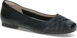 Caprice Dames Ballerina 9-22102-46 003 G-breedte Zwart Leer Maat 37 EU