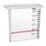 TFA-Dostmann TFA Regenmeter/neerslagmeter - voor balkon - transparant - kunststof - 20.3 cm - buiten/tuin