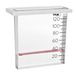 TFA-Dostmann TFA Regenmeter/neerslagmeter - voor balkon - transparant - kunststof - 20.3 cm - buiten/tuin