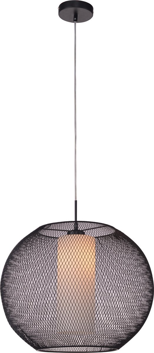 Fantasia Hanglamp bol zwart-wit E27 500mm diameter