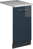 Vicco Fame-Line Vaatwasserfrontpaneel – 45 cm, WB Marmer Donkerblauw hoogglans