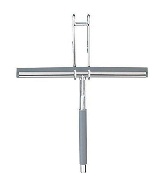 WENKO Cave metalen doucheraamwisser met ophangbeugel