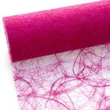 Sizoweb, originele tafelband, tafelloper, 25 m x 20 cm, kleur fuchsia, roze, voor bruiloft