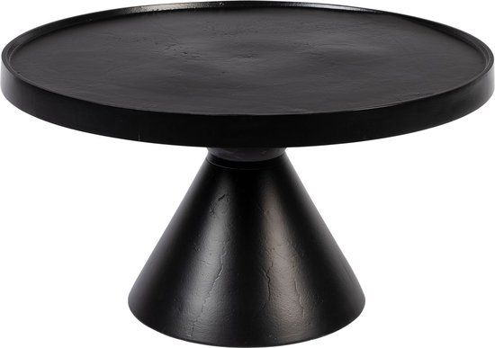 Zuiver Floss Salontafel Rond - 60 cm - Zwart