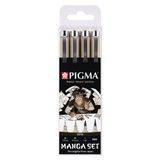Sakura Pigma Sepia Manga Set 4 Stuks