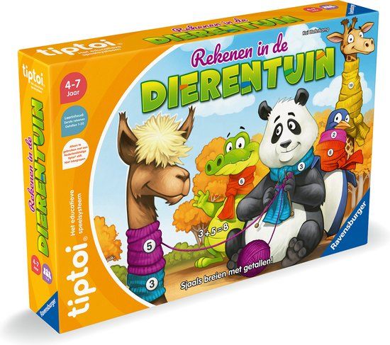 Ravensburger tiptoi® spel Rekenen in de dierentuin