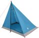 vidaXL Backpacking Tent 2-persoons Blauw Polyester PU Coating