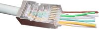 Cablexpert RJ45 krimp connectoren (STP) met doorsteekmontage voor CAT6 netwerkkabel (vast/flexibel) - 10 stuks