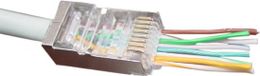 Cablexpert RJ45 krimp connectoren (STP) met doorsteekmontage voor CAT6 netwerkkabel (vast/flexibel) - 10 stuks