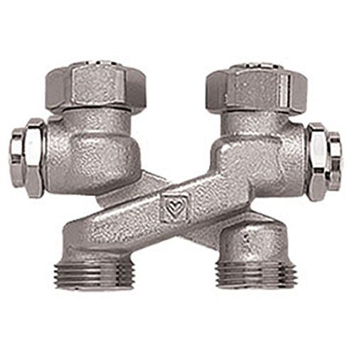 Hartvormige radiator, kruisstuk DN 50, bouwvorm X, incl. vullen, afsluiten