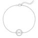 Rafaela Donata Armband zilver Zirkonia wit 18 cm