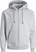JACK & JONES JJEBRADLEY Sweatvest Heren - Light Grey Melange - Maat L