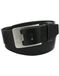 Vascavi Buffelleren riem, volledig lederen riem, buffelleer, jeansriem, ca. 4,5 cm breed, broekriem, Made in Germany, zwart, 105 cm/115 cm totale lengte