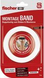 Fischer Montageband - Dubbelzijdig en sterk plakband - 3 meter