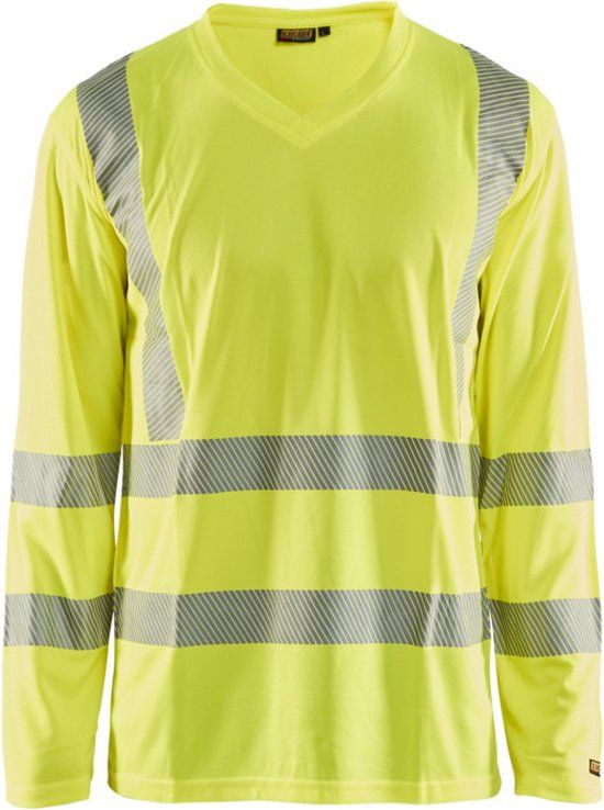 Blåkläder UV-T-shirt lange mouw High Vis 3385-1013 - High Vis Geel - S