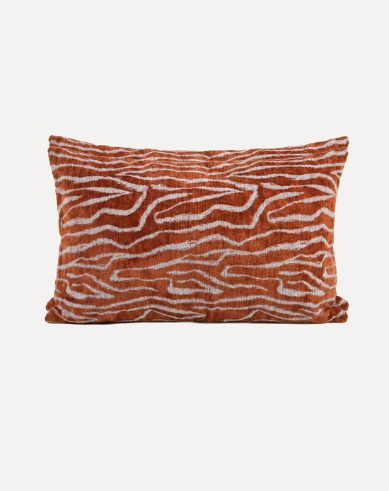DOGGUO Luxe Sierkussens - 60x40 cm - Bruin Blauw