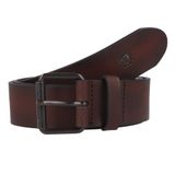 Strellson Leather Belt 4.0 cm W115 Dark Brown